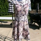 NWOT DANNY&NICOLE PURPLE PINK FLORAL DRESS 12 NWOT DANNY&NICOLE PURPLE PINK FLORAL DRESS 12