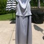 NWT ALFRED ANGELO GORGEOUS GRAY/SILVER BEADED FORMAL GOWN WEDDING 18W
