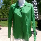 NWT J.CREW GREEN WASHED  LOOK BUTTON DOWN TOP 8