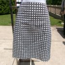 NWT ANN TAYLOR BLACK&WHITE PRINT STRAIGHT SKIRT 10P