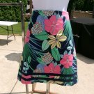 TALBOTS TROPICAL FLORAL PRINT SKIRT 12
