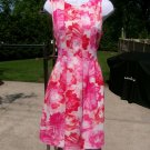NWOT JESSICA HOWARD PINK FLORAL SCUBA DRESS 8