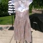 NWOT CALVIN KLEIN TAUPE&GOLD LACE GORGEOUS DRESS 10