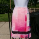 WHITE HOUSE BLACK MARKET PINK PRINT SKIRT 4
