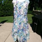 NWOT ROZ&ALI MULTI COLOR FLORAL FEMININE DRESS 14