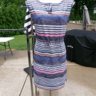 T BY TALBOTS VERY CUTE STRIPED KNIT DRESS M