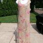 LIZ CLAIBORNE BEIGE FLORAL PRINT DRESS&JACKET SET L