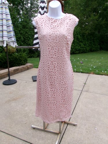 NWOT ENFOCUS STUIDO PINK CUTOUT DRESS 14
