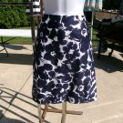 NWOT JONES NEW YORK BLUE FLORAL PRINT SKIRT 12
