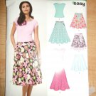 NEW LOOK 6899 TOP&SKIRT PATTERN 10-22