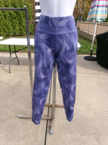 NWT IDEOLOGY BLUE SWIRL ATHLETIC LEGGINGS S