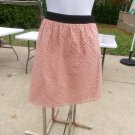 NWOT LOFT PINK EYELET MINI SKIRT 2