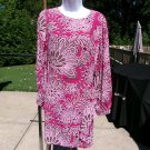 NWT LOFT PINK FLORAL LONG SLEEVE DRESS 14 NWT LOFT PINK FLORAL LONG SLEEVE DRESS 14