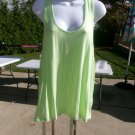 NWT IDEOLOGY GREEN RACER BACK TANK TOP L