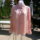 NWT CABLE&GAUGE PINK BLOUSE LACE CUFFS S NWT CABLE&GAUGE PINK BLOUSE LACE CUFFS S
