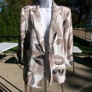NWT NYCC BEIGE FLORAL JACKET L