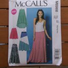 MCCALL'S 6966 MAXI SKIRT PATTERN LG XL XXL