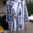 NWT NYCC BLUE&WHITE PRINT JACKET M NWT NYCC BLUE&WHITE PRINT JACKET M