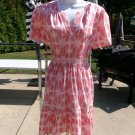 NWT KATE&SAM PINK&WHITE TYEDYE DRESS M