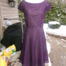 NWOT EVAN PICONE BLACK LABEL PLUM LACE DRESS 16 NWOT EVAN PICONE BLACK LABEL PLUM LACE DRESS 16