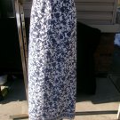 NWT SAM&JESS BLUE FLORAL PRINT MAXI SKIRT L NWT SAM&JESS BLUE FLORAL PRINT MAXI SKIRT L