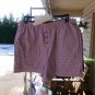 NWT ULTRA FLIRT RED PLAID/FLORAL 2PK FLANNEL BOXER SHORT PJS 1X