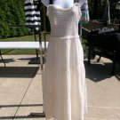 NWT KAKTUS IVORY SMOCKED SUNDRESS XL