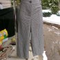 NWT TALBOTS BLACK&WHITE WOOL BLEND HOUNDSTOOTH CROP PANTS 12P