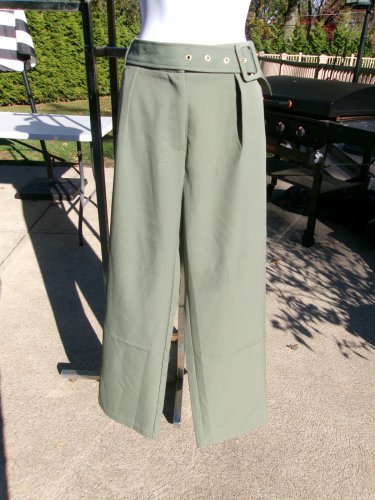 NWT NANETTE LEPORE SAGE GREEN PANTS M