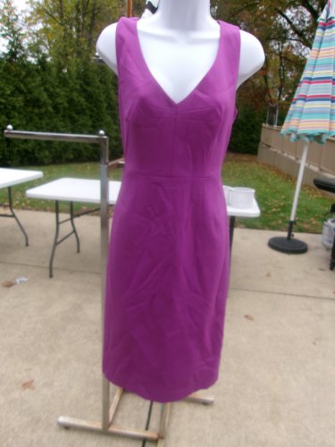 NWT ELIE TAHARI PURPLE SHEATH DRESS 8