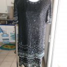 LAURENCE KAZAR FAB BLACK BEADED FORMAL WEDDING L