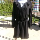 NWOT WHITE HOUSE BLACK MARKET BLACK  DRESS W TASSLES  2