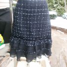 JS COLLECTIONS BLACK&WHITE TWEED SKIRT 4