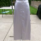 NWT BAR 111 SILVER METALIC LONG SKIRT M