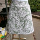 NWOT T BY TALBOTS GREEN&WHITE SKORTS XL