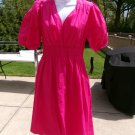 NWT MAGGY LONDON FUSHIA EYELET SLEEVE DRESS PS