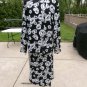 PENDLETON FAB BLACK FLORAL TOP&SKIRT SET 10T/12T