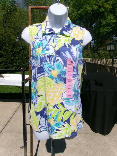 NWT RAFAELLA FLORAL PRINT TANK TOP S