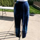 NWT BEACH LUNCH LOUNGE BLUE VELOUR SWEAT PANTS S