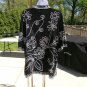 ONCE AGAIN FAB BLACK&GOLD METALIC SWIRL TOP 2X