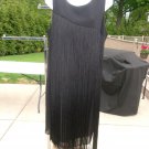 NWOT RACHEL ROY BLACK FRINGE DRESS 2X