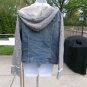 TWO VINCE CAMUTO HOODED JEAN JACKET L