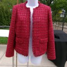 GUESS RED BOULCE/TWEED BLAZER 4
