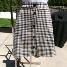 LOFT BEIGE, BLACK, YELLOW PLAID SKIRT 16 LOFT BEIGE, BLACK, YELLOW PLAID SKIRT 16