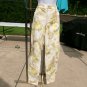 NWT INC DENIM YELLOW FLORAL JEANS 16