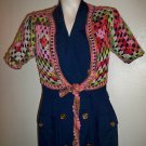 CROCHET MULTICOLOR BLOOMING BOLERO
