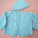 CROCHET BABY BOY HAT AND SWEATER