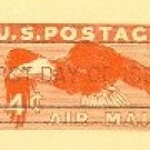 US Postal Card 4 cent Orange Eagle Airmail First Day Issue SC UXC1