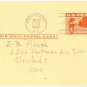 US Postal Card 4 cent Orange Eagle Airmail First Day Issue SC UXC1