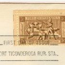 Fort Ticonderoga 3 cent Stamp FDI SC 1071 First Day Issue